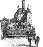 Charity procession at Carcassonne on the occasion of a general competition, sketch by  M. Andrieu. Archives dpartementales de l'Aude