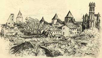 Albert Robida, In La cité de Carcassonne
