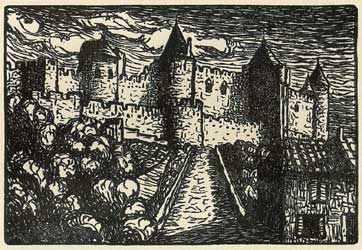 La ville du passé, Carcassonne, 1925