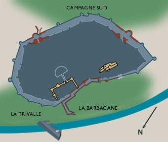 Schéma : l'espace citadin